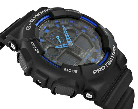 Zegarek Męski CASIO G-SHOCK GA-100-1A2ER + BOX Zegarek Męski CASIO G-SHOCK GA-100-1A2ER + BOX