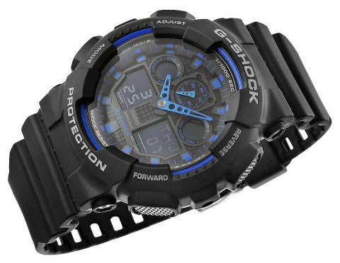 Zegarek Męski CASIO G-SHOCK GA-100-1A2ER + BOX Zegarek Męski CASIO G-SHOCK GA-100-1A2ER + BOX