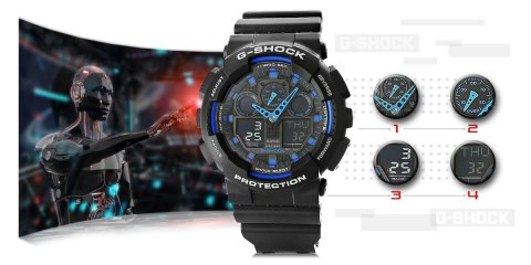 Zegarek Męski CASIO G-SHOCK GA-100-1A2ER + BOX Zegarek Męski CASIO G-SHOCK GA-100-1A2ER + BOX