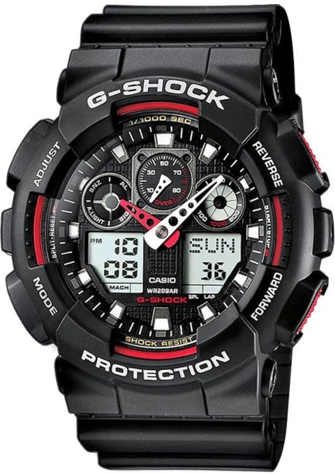 Zegarek Męski CASIO G-SHOCK GA-100-1A4ER 20 Bar Do Nurkowania+ BOX Zegarek Męski CASIO G-SHOCK GA-100-1A4ER 20 Bar Do Nurkowania+ BOX