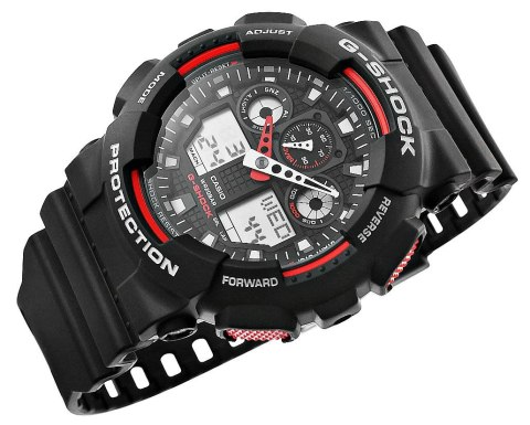 Zegarek Męski CASIO G-SHOCK GA-100-1A4ER 20 Bar Do Nurkowania+ BOX Zegarek Męski CASIO G-SHOCK GA-100-1A4ER 20 Bar Do Nurkowania+ BOX