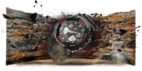 Zegarek Męski CASIO G-SHOCK GA-100-1A4ER 20 Bar Do Nurkowania+ BOX Zegarek Męski CASIO G-SHOCK GA-100-1A4ER 20 Bar Do Nurkowania+ BOX