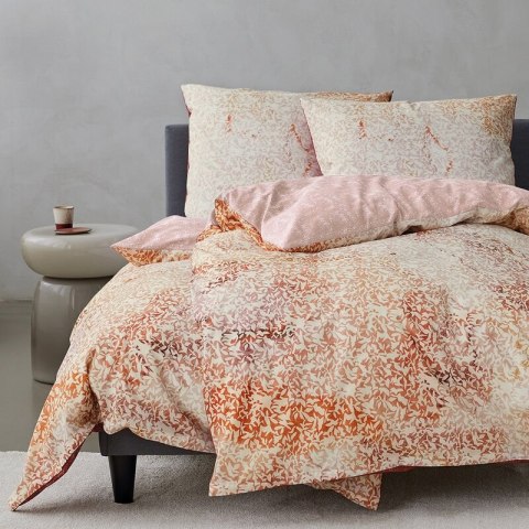 KOMPLET POŚCIELI ESPRIT 01 220 X 200 CM PUDROWY RÓŻ EUROFIRANY KOMPLET POŚCIELI ESPRIT 01 220 X 200 CM PUDROWY RÓŻ EUROFIRANY