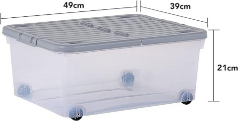 POJEMNIK DO PRZECHOWYWANIA NA KOŁACH WHAM 30L POJEMNIK DO PRZECHOWYWANIA NA KOŁACH WHAM 30L