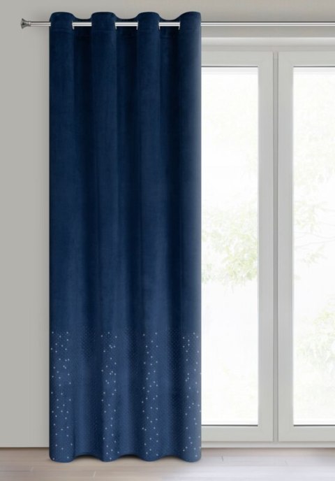 ZASŁONA GOTOWA ARIADNA 140 X 250 CM GRANATOWY EUROFIRANY ZASŁONA GOTOWA ARIADNA 140 X 250 CM GRANATOWY EUROFIRANY