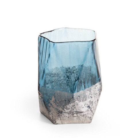 SZKLANY WAZON DEKORACYJNY NESSA (04) FI 13 X 18 CM NIEBIESKI EUROFIRANY SZKLANY WAZON DEKORACYJNY NESSA (04) FI 13 X 18 CM NIEBIESKI EUROFIRANY