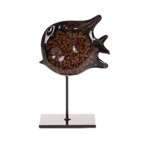SZKLANA FIGURKA DEKORACYJNA GRETA (02) 13 X 6 X 19 CM BRĄZOWY EUROFIRANY SZKLANA FIGURKA DEKORACYJNA GRETA (02) 13 X 6 X 19 CM BRĄZOWY EUROFIRANY