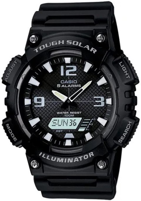 Zegarek Męski CASIO SOLAR AQ-S810W-1AVEF + BOX Zegarek Męski CASIO SOLAR AQ-S810W-1AVEF + BOX