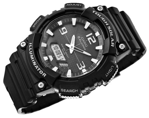 Zegarek Męski CASIO SOLAR AQ-S810W-1AVEF + BOX Zegarek Męski CASIO SOLAR AQ-S810W-1AVEF + BOX