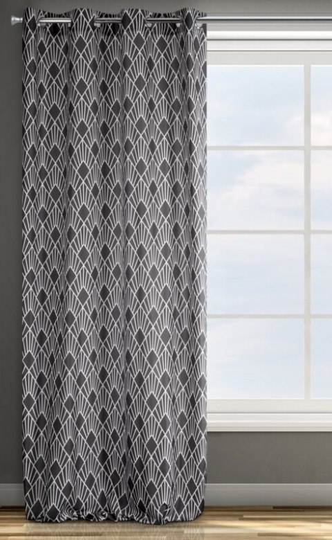 ZASŁONA GOTOWA D91 IDA 140 X 250 CM STALOWY EUROFIRANY ZASŁONA GOTOWA D91 IDA 140 X 250 CM STALOWY EUROFIRANY