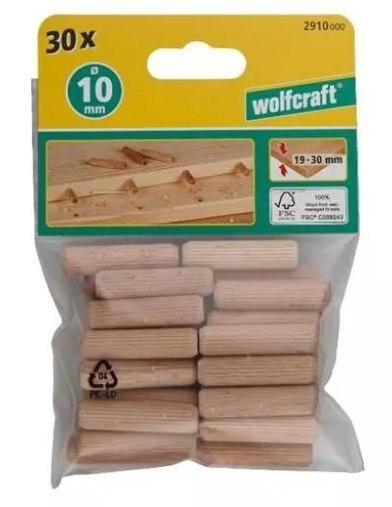 KOŁKI POŁĄCZENIOWE 10*40MM 30SZT BUK KOŁKI POŁĄCZENIOWE 10*40MM 30SZT BUK