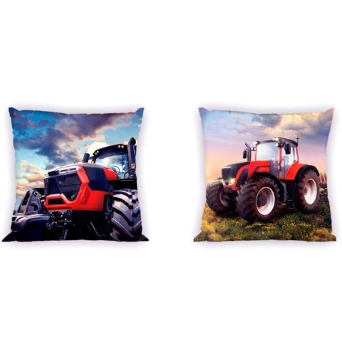 Poszewka bawełniana 40x40 Traktor czerwony Faro Poszewka bawełniana 40x40 Traktor czerwony Faro