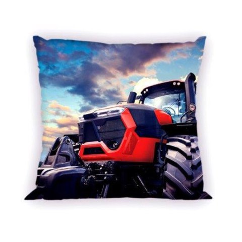 Poszewka bawełniana 40x40 Traktor czerwony Faro Poszewka bawełniana 40x40 Traktor czerwony Faro