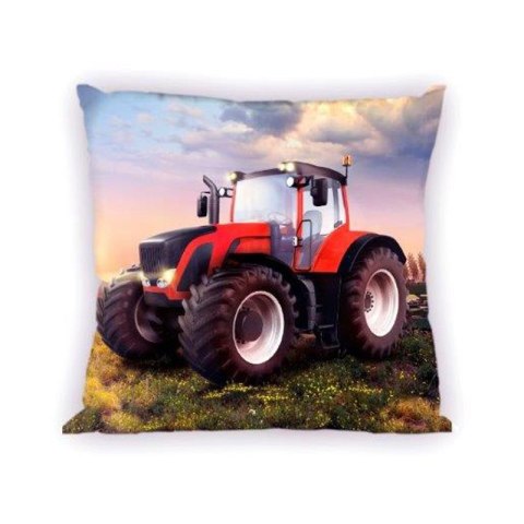 Poszewka bawełniana 40x40 Traktor czerwony Faro Poszewka bawełniana 40x40 Traktor czerwony Faro