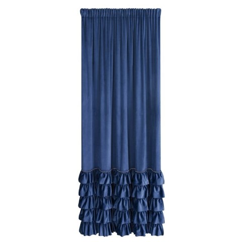 ZASŁONA GOTOWA CARLI NA TAŚMIE 140 X 250 CM GRANATOWY EUROFIRANY ZASŁONA GOTOWA CARLI NA TAŚMIE 140 X 250 CM GRANATOWY EUROFIRANY