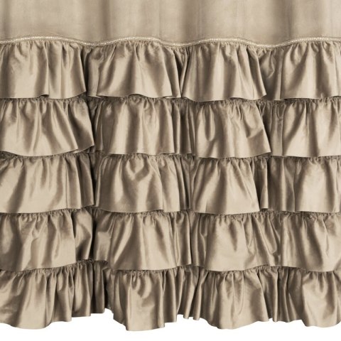 ZASŁONA GOTOWA CARLI NA TAŚMIE 140 X 270 CM CIEMNOBEŻOWY EUROFIRANY ZASŁONA GOTOWA CARLI NA TAŚMIE 140 X 270 CM CIEMNOBEŻOWY EUROFIRANY