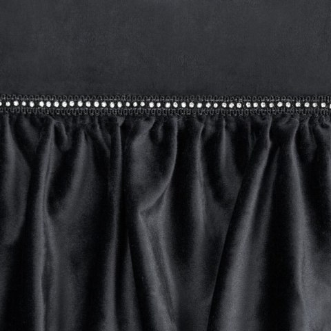 ZASŁONA GOTOWA CARLI NA TAŚMIE 140 X 270 CM CZARNY EUROFIRANY ZASŁONA GOTOWA CARLI NA TAŚMIE 140 X 270 CM CZARNY EUROFIRANY