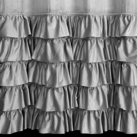 ZASŁONA GOTOWA CARLI NA TAŚMIE 140 X 270 CM SREBRNY EUROFIRANY ZASŁONA GOTOWA CARLI NA TAŚMIE 140 X 270 CM SREBRNY EUROFIRANY