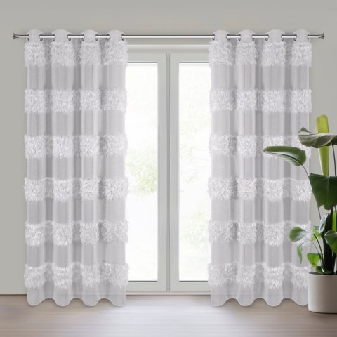 FIRANA GOTOWA MARGARET 140 X 250 CM SREBRNY EUROFIRANY FIRANA GOTOWA MARGARET 140 X 250 CM SREBRNY EUROFIRANY
