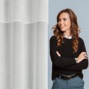 ZASŁONA GOTOWA AGIS 3 NA TAŚMIE 140 X 270 CM KREMOWY EUROFIRANY