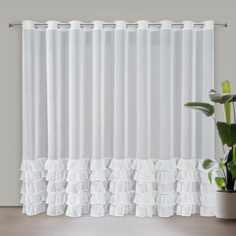 FIRANA GOTOWA DANI 1 300 X 250 CM BIAŁY EUROFIRANY FIRANA GOTOWA DANI 1 300 X 250 CM BIAŁY EUROFIRANY