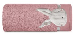 RĘCZNIK DZIECIĘCY BABY57 50 X 90 CM RÓŻOWY EUROFIRANY
