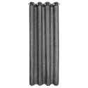 ZASŁONA GOTOWA SELMA 135 X 250 CM CZARNY EUROFIRANY