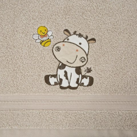 RĘCZNIK DZIECIĘCY BABY67 100 X 100 CM BEŻOWY EUROFIRANY RĘCZNIK DZIECIĘCY BABY67 100 X 100 CM BEŻOWY EUROFIRANY