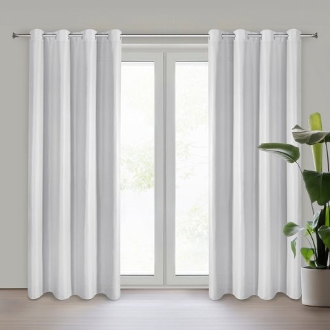 ZASŁONA GOTOWA ADARI 140 X 250 CM BIAŁY EUROFIRANY ZASŁONA GOTOWA ADARI 140 X 250 CM BIAŁY EUROFIRANY