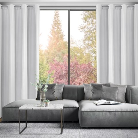 ZASŁONA GOTOWA ADARI 140 X 250 CM BIAŁY EUROFIRANY ZASŁONA GOTOWA ADARI 140 X 250 CM BIAŁY EUROFIRANY