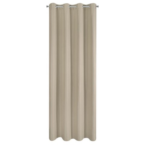 ZASŁONA GOTOWA ADARI 140 X 250 CM CIEMNOBEŻOWY EUROFIRANY ZASŁONA GOTOWA ADARI 140 X 250 CM CIEMNOBEŻOWY EUROFIRANY