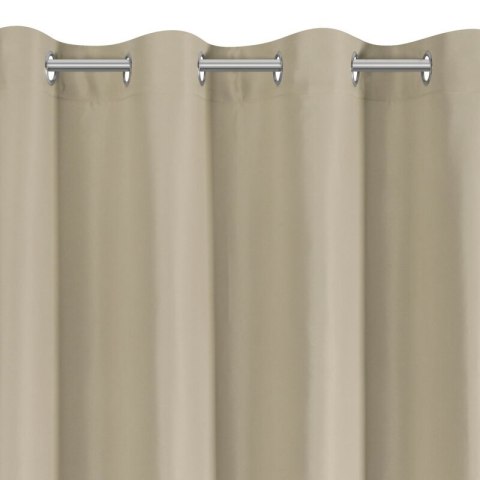 ZASŁONA GOTOWA ADARI 140 X 250 CM CIEMNOBEŻOWY EUROFIRANY ZASŁONA GOTOWA ADARI 140 X 250 CM CIEMNOBEŻOWY EUROFIRANY