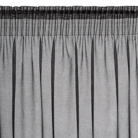 FIRANA GOTOWA CARLI NA TAŚMIE 140 X 270 CM CZARNY EUROFIRANY FIRANA GOTOWA CARLI NA TAŚMIE 140 X 270 CM CZARNY EUROFIRANY