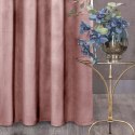 ZASŁONA GOTOWA D91 ROSA 140 X 250 CM CIEMNORÓŻOWY EUROFIRANY