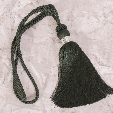 SZNUR DEKORACYJNY PALOMA 58 CM BUTELKOWY ZIELONY EUROFIRANY SZNUR DEKORACYJNY PALOMA 58 CM BUTELKOWY ZIELONY EUROFIRANY
