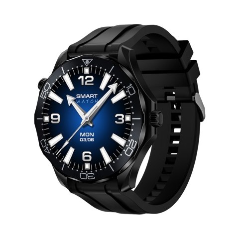Smartwatch Veltori VT150-1 Czarny Pasek Silikonowy + Czarna Bransoleta Smartwatch Veltori VT150-1 Czarny Pasek Silikonowy + Czarna Bransoleta
