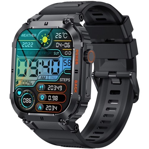 Smartwatch Veltori VT200-1 Czarny Pasek Silikonowy Smartwatch Veltori VT200-1 Czarny Pasek Silikonowy