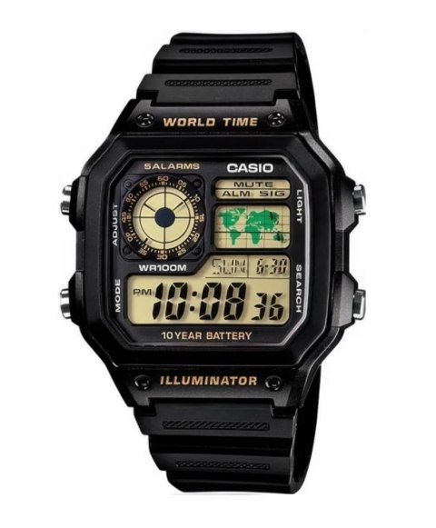 Zegarek Męski CASIO AE-1200WH-1BVDF + BOX Zegarek Męski CASIO AE-1200WH-1BVDF + BOX