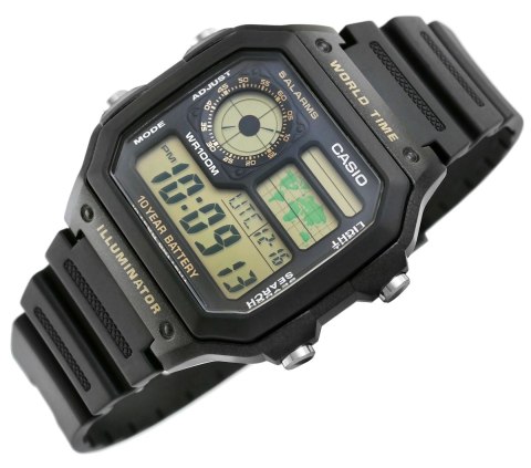 Zegarek Męski CASIO AE-1200WH-1BVDF + BOX Zegarek Męski CASIO AE-1200WH-1BVDF + BOX
