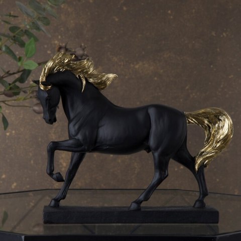 FIGURKA DEKORACYJNA HORSI (01) 26 X 7 X 22 CM CZARNY EUROFIRANY FIGURKA DEKORACYJNA HORSI (01) 26 X 7 X 22 CM CZARNY EUROFIRANY
