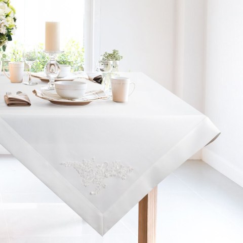 OBRUS BARI 85 X 85 CM BIAŁY EUROFIRANY OBRUS BARI 85 X 85 CM BIAŁY EUROFIRANY