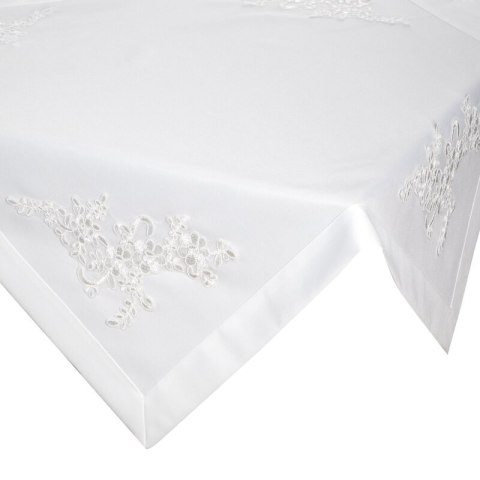 OBRUS BARI 85 X 85 CM BIAŁY EUROFIRANY OBRUS BARI 85 X 85 CM BIAŁY EUROFIRANY