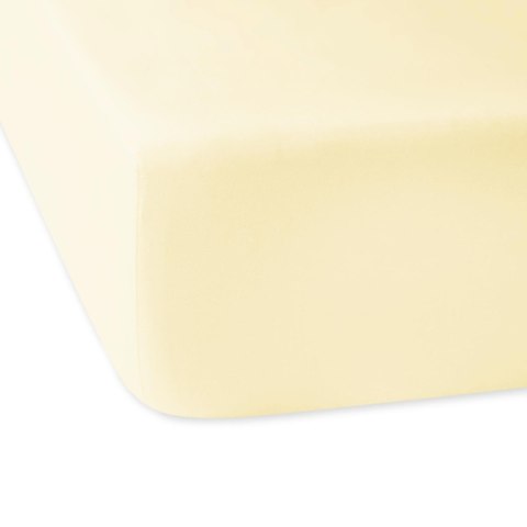 Prześcieradło satyna bawełniana z gumką krem 155/120x200 Darymex Prześcieradło satyna bawełniana z gumką krem 155/120x200 Darymex