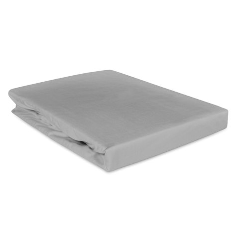Prześcieradło satyna bawełniana z gumką popiel 024/120x200 Darymex Prześcieradło satyna bawełniana z gumką popiel 024/120x200 Darymex