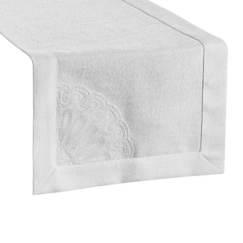 OBRUS ELEN 40 X 140 CM BIAŁY EUROFIRANY OBRUS ELEN 40 X 140 CM BIAŁY EUROFIRANY