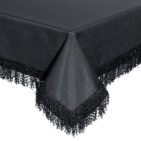 OBRUS JASPER 140 X 180 CM CZARNY EUROFIRANY OBRUS JASPER 140 X 180 CM CZARNY EUROFIRANY