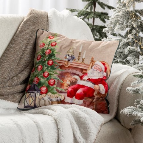 POSZEWKA ŚWIATECZNA 129 45 X 45 CM BEŻOWY EUROFIRANY POSZEWKA ŚWIATECZNA 129 45 X 45 CM BEŻOWY EUROFIRANY