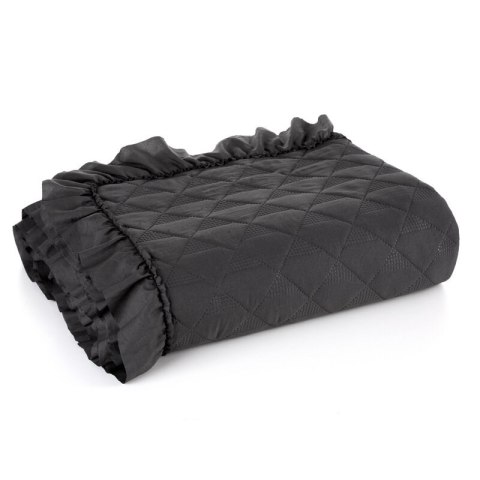 NARZUTA VANESA 200 X 220 CM CZARNY EUROFIRANY NARZUTA VANESA 200 X 220 CM CZARNY EUROFIRANY