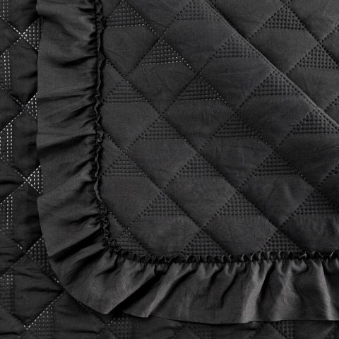 NARZUTA VANESA 220 X 240 CM CZARNY EUROFIRANY NARZUTA VANESA 220 X 240 CM CZARNY EUROFIRANY
