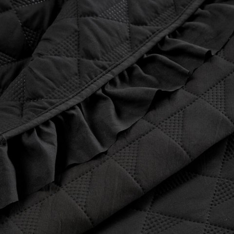 NARZUTA VANESA 220 X 240 CM CZARNY EUROFIRANY NARZUTA VANESA 220 X 240 CM CZARNY EUROFIRANY